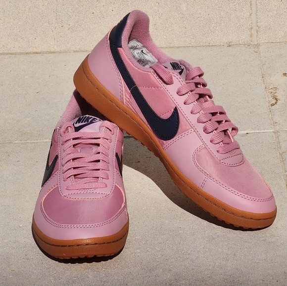 Nike Field General Durable Leather & Mesh Elemental Pink Women Shoes Size 8 - Picture 11 of 13